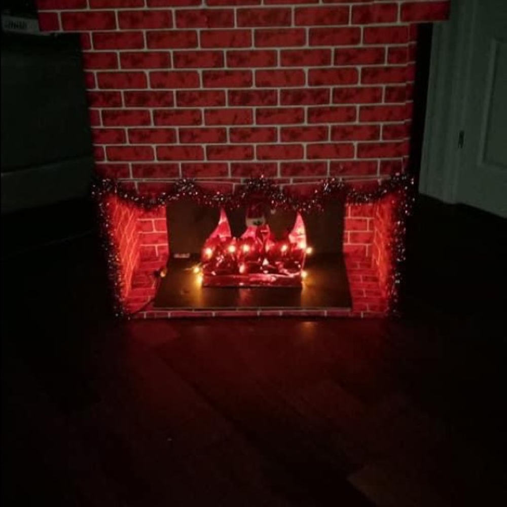 Homemade fire place